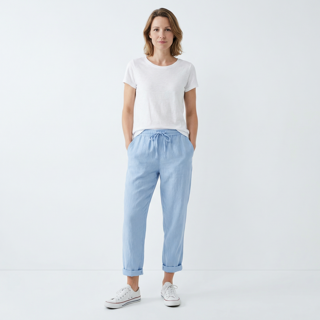Leichte Leinenhose mit Komfort