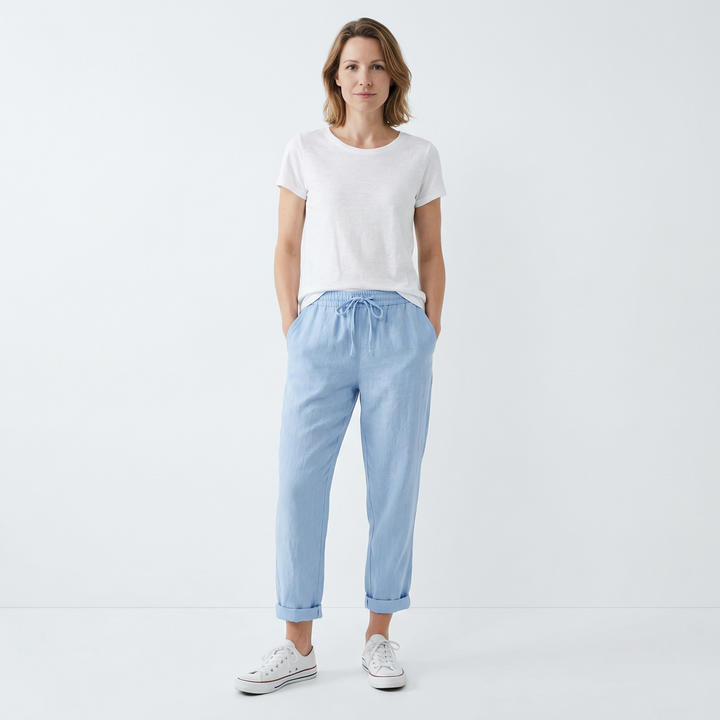 Leichte Leinenhose mit Komfort