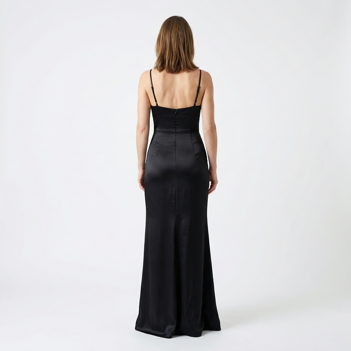 Elegantes Maxi Kleid mit Schlitz