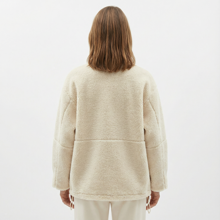 Damen Lammwoll Winterjacke