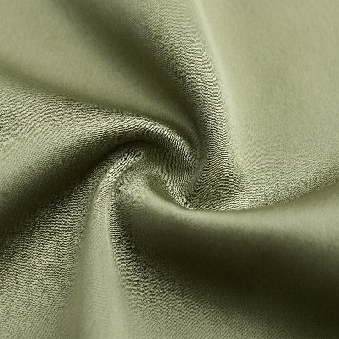 Extreme Nahaufnahme Satin-Stoff, seidiger Glanz und Textur