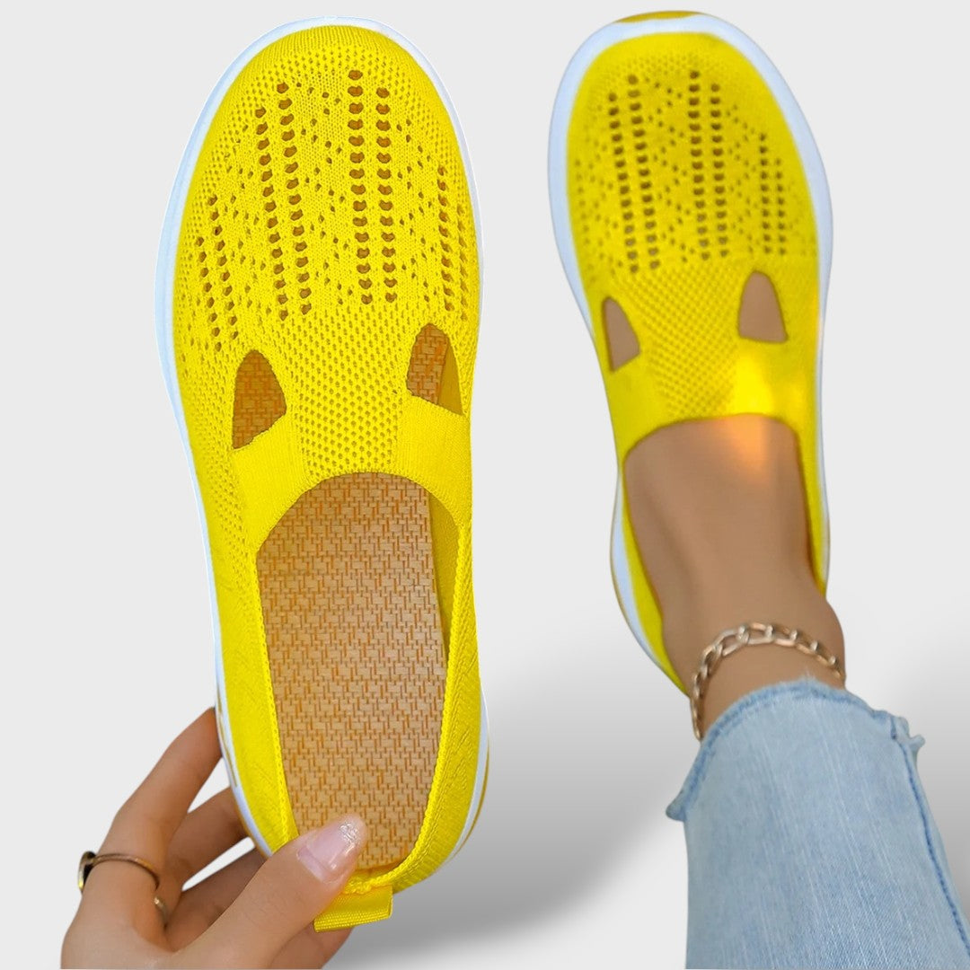 Damen Mesh-Sneaker, Farbvariante 12, Slip-on, Draufsicht