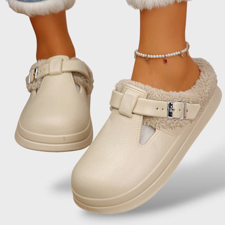 Damen Winter Hausschuhe mit Plüsch