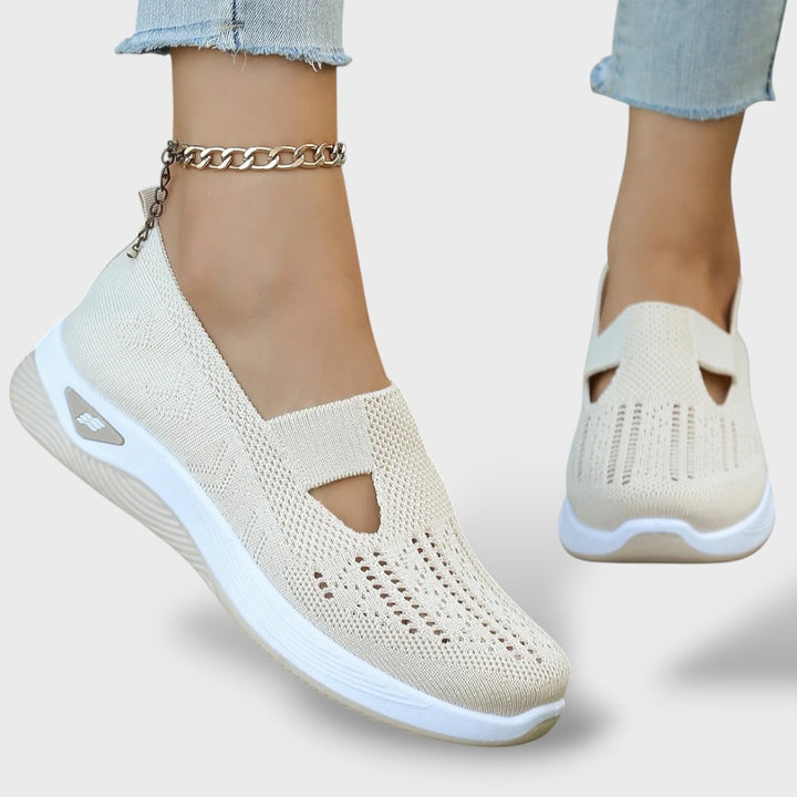 Damen Sneaker aus Luftnetz, Slip-on, Farbvariante 2, Seitenansicht