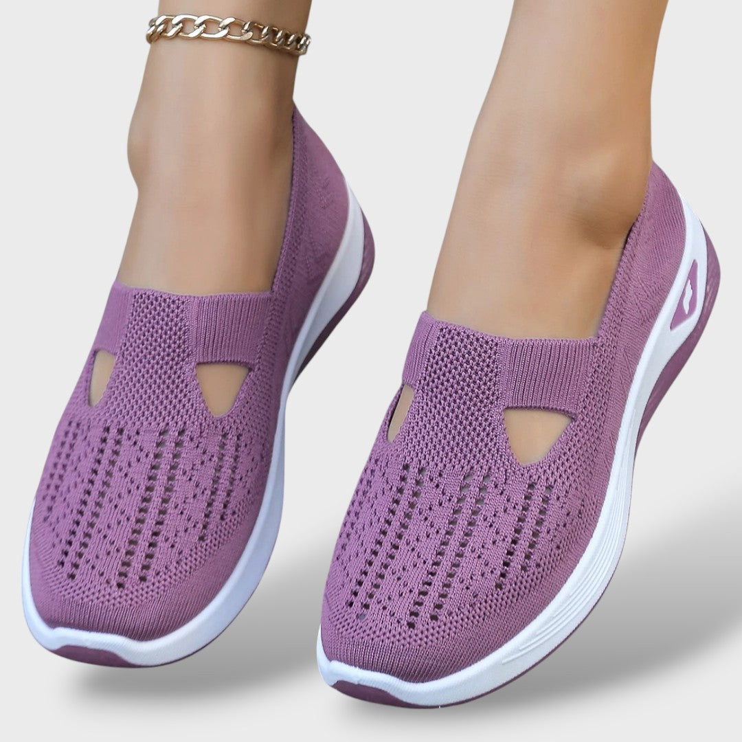 Damen Sneaker aus Mesh, Farbvariante 8, flache Gummisohle